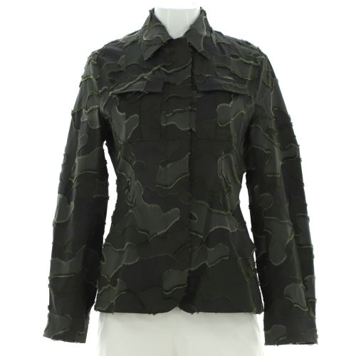 Women's Camo Double Pocket Jacket Polyester