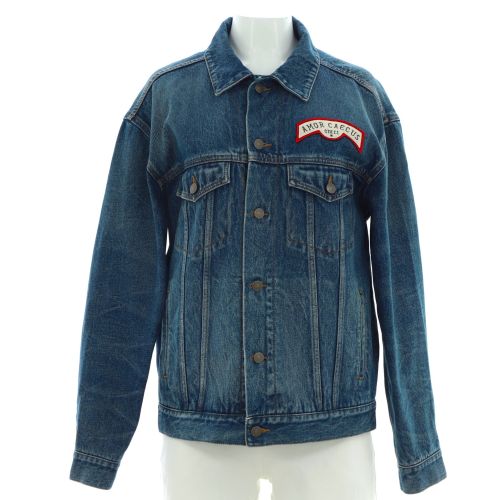 Patch Denim Jacket Washed Denim