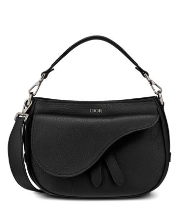 Christian Dior Mini Saddle Soft Bag Black